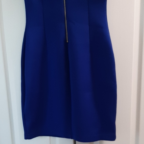 Guess Cobalt Blue Sleeveless Midi Dress - Picture 6 of 8